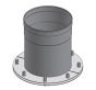 12" Diameter Grease Duct No Weld Hood Adapter - Start SWCK12-NWHA SHOP, DUCTWORK, Single Wall Grease Duct Accessories, Single Wall 12” Diameter