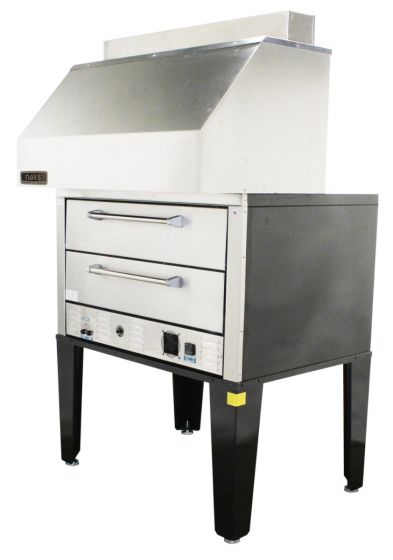 50” Double Deck Pizza Oven w/ Ventless Hood 1 PH - No Fire Supp VH50-1PH-Ventless Combo-NF SHOP HOODS, PIZZA DECK OVEN, VENTLESS HOODS, 50 INCH INTERIOR, Pizza Deck Oven w/ Ventless Hood, FIRE SUPPRESSION READY, 50 Inch Interior, Fire Suppression Ready