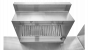 6' X 48" hoodmart grC RESTAURANT HOOD SYSTEMS w/ PSP Make Up AIr EXH006PSP-GRC SHOP HOODS, COMMERCIAL HOOD PACKAGES, PSP Hoods, Makeup-Air Hood Packages, UNTEMPERED AIR, Perforated Supply Plenum (PSP)