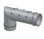 22" Diameter Grease Duct 87 Degree Elbow w/ Access SW-NAKS-CK22-87EA SHOP, DUCTWORK, Single Wall Grease Duct Accessories, Single Wall 22” Diameter