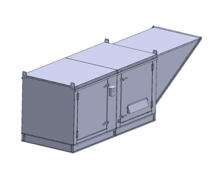 TK1ECDD- 1 PH Direct Drive Direct Gas Fired Heated Makeup Air Unit-2300 CFM TK1ECDD-1PH-FF-2300 SHOP HOODS, EXHAUST/SUPPLY FANS, Makeup Air Fans, Direct Gas Fired Tempered Makeup Air Unit, ECM Tempered Makeup Air Units