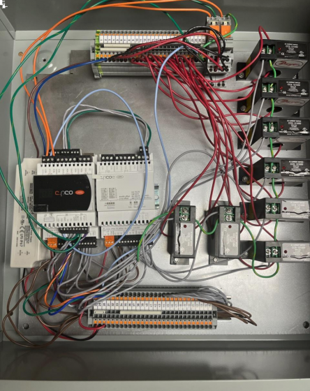 Factory-Installed Electrical Control Box with Demand Control Ventilation – UL Listed – 2 Exhaust/2 Supply ECO-1351-INSTALL SHOP HOODS, ACCESSORIES, Electrical Systems, Electrical Control Box & DCV System