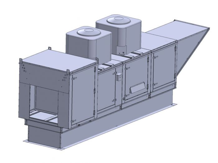 TK3 - 3PH (6500 cfm) - Direct Gas Fired Tempered Makeup Air Unit/DX TK3DD-DX-3PH SHOP HOODS, EXHAUST/SUPPLY FANS, Makeup Air Fans