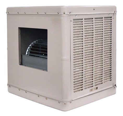 Side Draft Evaporative Swamp Cooler, 1/3HP, 3'-8' HOODS EVAP 7300SD-1/3HP SHOP HOODS, EXHAUST/SUPPLY FANS, Makeup Air Fans, Evap Swamp Coolers