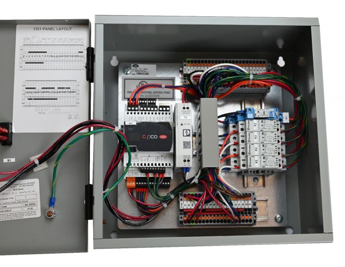 Factory Installed Electrical Control Box – UL Listed – 2 Exhaust/2 Supply 1351-INSTALL SHOP HOODS, ACCESSORIES, Electrical Systems, Electrical Control Box