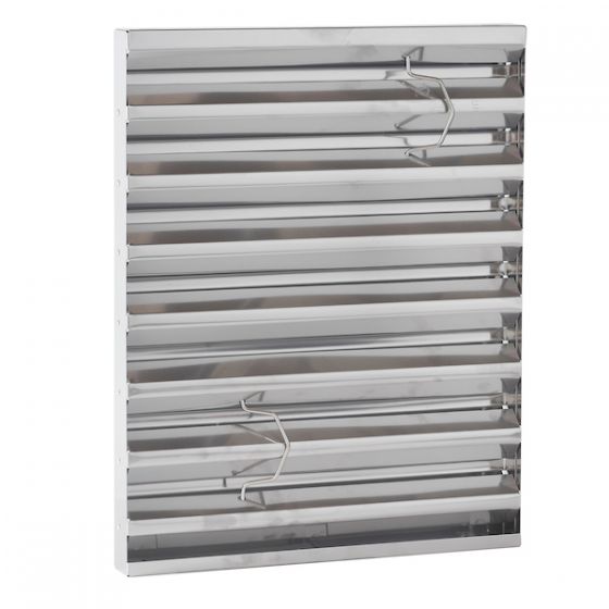 Grease Filter 3' ventless 16" x16" x 2" STAINLESS_16_16_2 SHOP HOODS, ACCESSORIES, Filters, Ventless