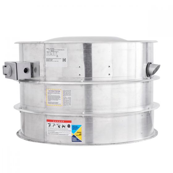 Belt Drive Centrifugal Upblast Seismic Exhaust Fan 4800 CFM, 1238 RPM, 1 PH 72BS-4800-FF SHOP HOODS, EXHAUST/SUPPLY FANS, Seismic Rated Fans, Belt Drive Exhaust Fans, 1 Phase