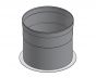 14" Diameter, Single Wall Grease Duct, Flange Collar Adapter - Start SWCK14-FCS SHOP HOODS, DUCTWORK, Single Wall Grease Duct Accessories, Single Wall 14” Diameter