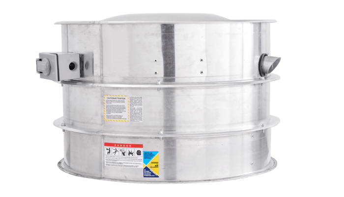 Belt Drive Centrifugal Upblast Hurricane Exhaust Fan 3600 CFM, 1151 RPM, 1PH 48B3H-3600-FF SHOP HOODS, EXHAUST/SUPPLY FANS, Hurricane Rated Fans, Belt Drive Exhaust Fans, Exhaust Fans, 3 Phase