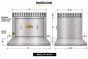 Hanging Ventless Island Hood with Fire Suppression VH-48-OVI SHOP HOODS, VENTLESS HOODS, Hanging Ventless, 48 INCH INTERIOR