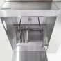 Restaurant Hood w/(BRP) Back Return Plenum Makeup-Air 14'x48" 1448HBMBRP SHOP HOODS, HOODS ONLY, Makeup Air Hoods, Back Return Plenum (BRP)