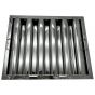 Stainless Steel Commercial Hood Baffle Grease Filter, 16-inch x 25-inch x 2-inch W/CLIPS STAINLESS_16_25_2_GA SHOP HOODS, ACCESSORIES, Filters
