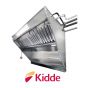 Hoodmart Stainless Steel Integrated Exhaust Low Box Concession Hood System w/Kidde Fire Suppression LBOX-AV8C-KF SHOP HOODS, COMMERCIAL HOOD PACKAGES, Concession Hood Packages, Integrated Exhaust Hood and Fan System for Food Truck / Concession w/ Fire Suppression, New LBOX-AV Integrated Food Truck/ Concession Pkg w/ Kidde Fire Suppression
