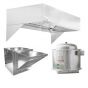 HoodMart Restaurant Hood System w/ Makeup-Air 4'x48" + Fire Suppression System 2004B-FIRE SHOP HOODS