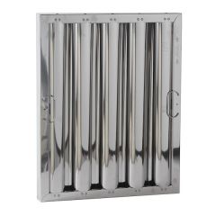 Stainless Steel Commercial Hood Baffle Grease Filter, 20-inch x 16-inch x 2-inch