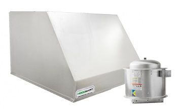 Outdoor Hood Package - 3' x 36" EXSS0336BOUTDOOR SHOP HOODS, COMMERCIAL HOOD PACKAGES, Outdoor Hood Packages
