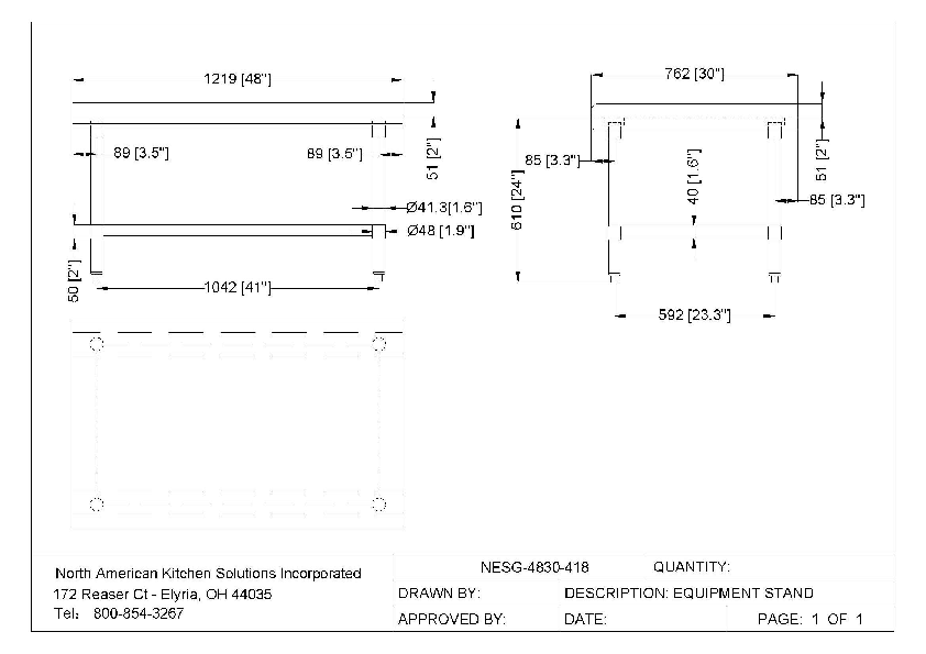 Table 30 Width Spec