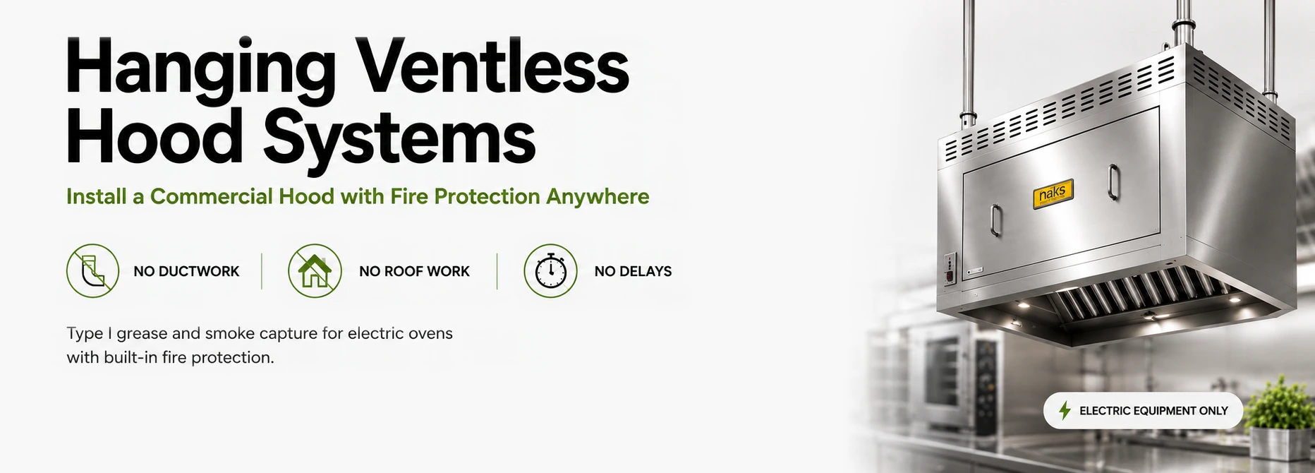 HoodMart | Hanging Ventless Hood Systems
