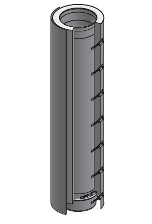 16" Diámetro, Ducto de Grasa de Doble Pared con Espacio Reducido, 48" Longitud de Corte DWCK16-48CL-RC COMPRAR, DUCTOS, Double Wall Reduced Clearance Grease Duct Accessories, Double Wall 16” Diameter