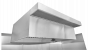19' X 48" HOODMART SISTEMAS DE CAMPANA DE RESTAURANTE GRC con Aire de Reposición Temperado PSP EXH019PSP-GRC-TEMP COMPRAR, CAMPANAS COMERCIALES, PSP Hoods, Paquetes de campanas de aire de suminstro, TEMPERED AIR, Pleno de suministros perforados PSP