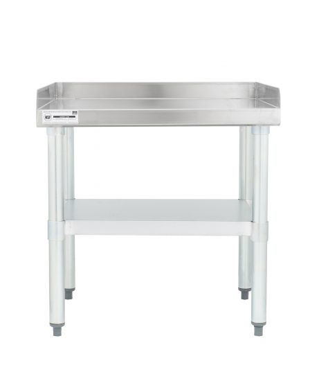 NAKS 24" x 24" 18 Gauge Stainless Steel Equipment Stand with Undershelf STAND-2424 COMPRAR, Equipo, Stands de equipos