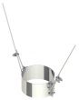 20" Diámetro, Ducto de Grasa de Pared Simple, Banda de Soporte Ligera SWCK20-LSB COMPRAR, DUCTOS, Accesorios de conducto de grasa de pared simple, Pared simple de 20 "de diámetro