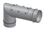 10" Diámetro, Ducto de Grasa de Pared Simple, 87 Grados Codo con Acceso SWCK10-87EA COMPRAR, DUCTOS, Accesorios de conducto de grasa de pared simple, Pared simple de 10 "de diámetro