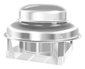 Ventilador de Extracción de Descarga Descendente de Transmisión Directa 1600 CFM, 1725 RPM, 1PH con Control de Velocidad Variable de 6 AMP 28D-DBFF-1600 COMPRAR, ESCAPE / SUMINISTRO VENTILADORES, Downblast Fans, Centrifugal Downblast Direct Drive Exhaust Fan