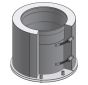 10" Diámetro, Ducto de Grasa de Doble Pared con Espacio Reducido, Adaptador de Campana Sin Soldadura - Inicio DWCK10-NWHA-RC COMPRAR, DUCTOS, Double Wall Reduced Clearance Grease Duct Accessories, Double Wall 10” Diameter
