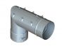 14" Diámetro, Ducto de Grasa de Pared Simple, 87 Grados Codo con Acceso SWCK14-87EA COMPRAR, DUCTOS, Accesorios de conducto de grasa de pared simple, Pared simple de 14 "de diámetro