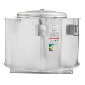 Ventilador de Extracción Centrífugo Ascendente de Transmisión por Correa 3800 CFM, 1195 RPM, 3 PH 52B3-3800-FF COMPRAR, ESCAPE / SUMINISTRO VENTILADORES, Ventiladores de escape, Ventiladores de escape de restaurante Grasa de levantamiento, Ventilador centrífugo del extractor de correa hacia arriba, 3 fase