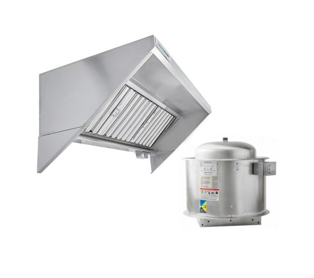 HoodMart Sistema de Campana para Remolque de Concesión 9' x 30" EXSS009C COMPRAR, CAMPANAS COMERCIALES, Paquetes de Campana de Camiones de Comida, Paquetes de comida / camiones de concesión