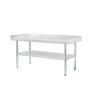 NAKS 30" x 60" 18 Gauge Stainless Steel Equipment Stand with Undershelf STAND-3060 COMPRAR, Equipo, Stands de equipos
