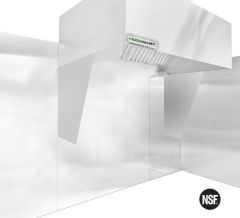 (Par) Cortinas Laterales de Acero Inoxidable Media L/R -23" Superior 48" Alto 20" Inferior