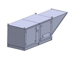 TK5 - 3PH (14000 cfm) - Direct Gas Fired Makeup Air Unit/EVAP