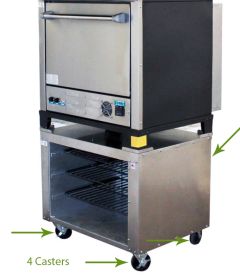 Casters para VH-30 Sin Ventilación Stand