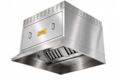 Hanging Ventless Wall-Mount Hood with Fire Suppression 