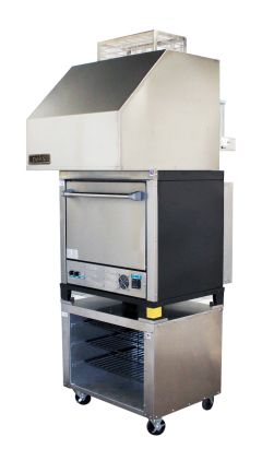 30" Horno de Pizza de Cubierta Simple con Campana Sin Ventilación - Incl. Supresión de Incendios