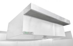 HOODMART Campana de Calor y Humos TIPO 2 con PSP AIRE DE REPOSICIÓN- 12’ x 48”