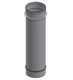 10" Diámetro, Ducto de Grasa de Pared Simple, 24" Longitud Fija