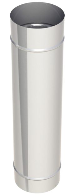 20" Diámetro, Ducto de Grasa de Pared Simple, 24" Longitud Fija