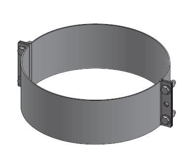 22" Diámetro, Ducto de Grasa de Doble Pared con Espacio Reducido, Banda de Soporte Ligera DWKL22-LSB COMPRAR, DUCTOS, Double Wall Reduced Clearance Grease Duct Accessories, Double Wall 22” Diameter