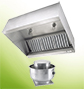 Small commercial kitchen exhaust system